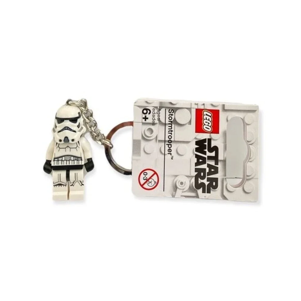STAR WARS LEGO Minifigure Stormtrooper Keychain #853946 Genuine Mini Figure NEW